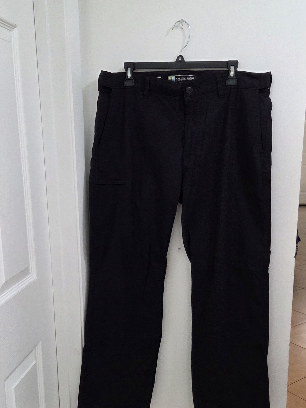 Men’s Black Nylon Union Bay UB Tech Casual Pants 36x30